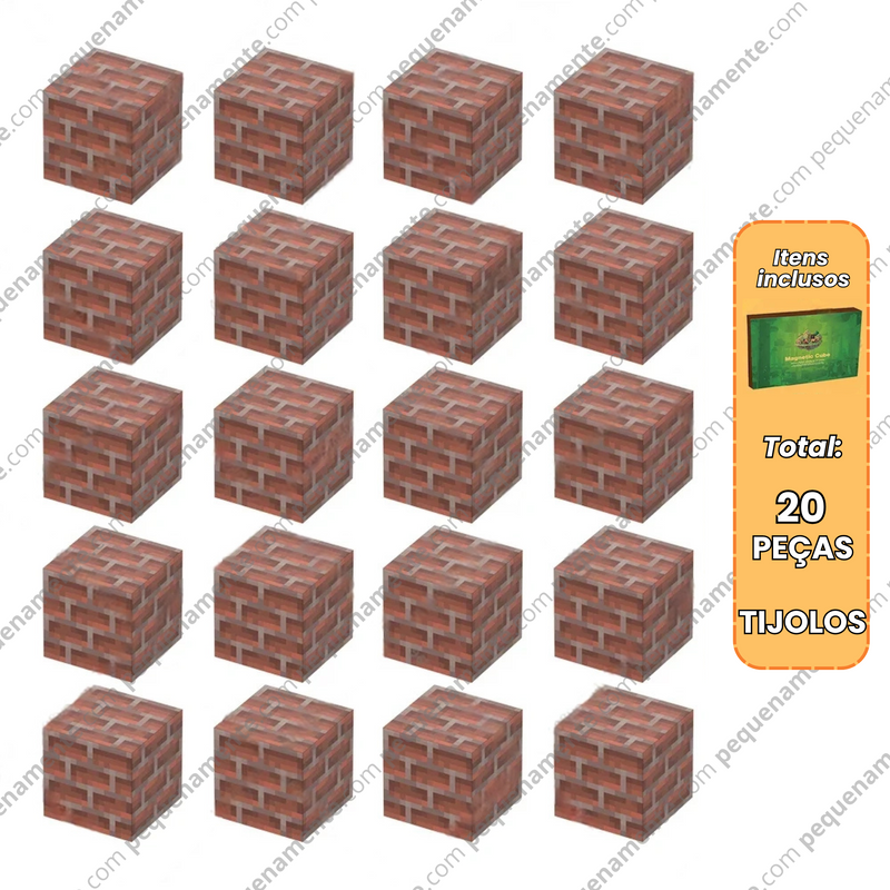 Blocos Magnéticos MineCraft - Vários Modelos