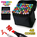 Canetas de Pintura com Duas Pontas – Art Marker Profissional