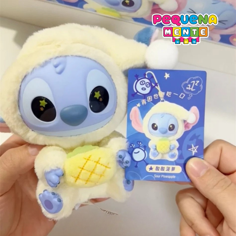 Stitch Disney Pop Mart Labubu - Pelúcia Chaveiro Colecionável