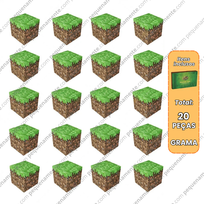 Blocos Magnéticos MineCraft - Vários Modelos