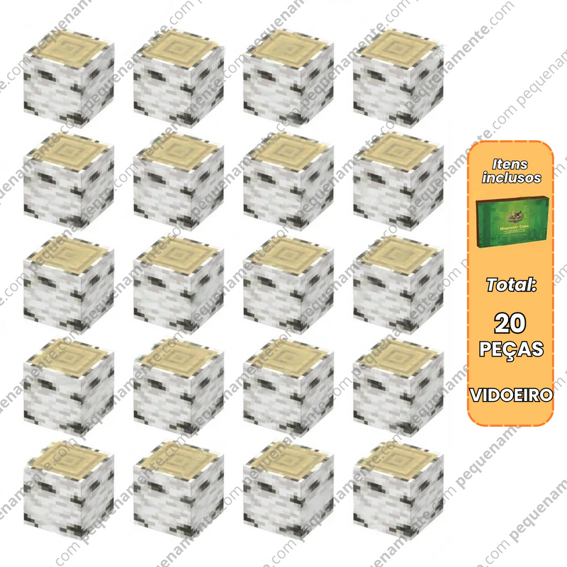 Blocos Magnéticos MineCraft - Vários Modelos