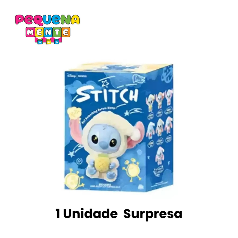 Stitch Disney Pop Mart Labubu - Pelúcia Chaveiro Colecionável