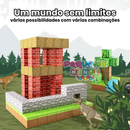 Blocos Magnéticos Minecraft - 100 Peças