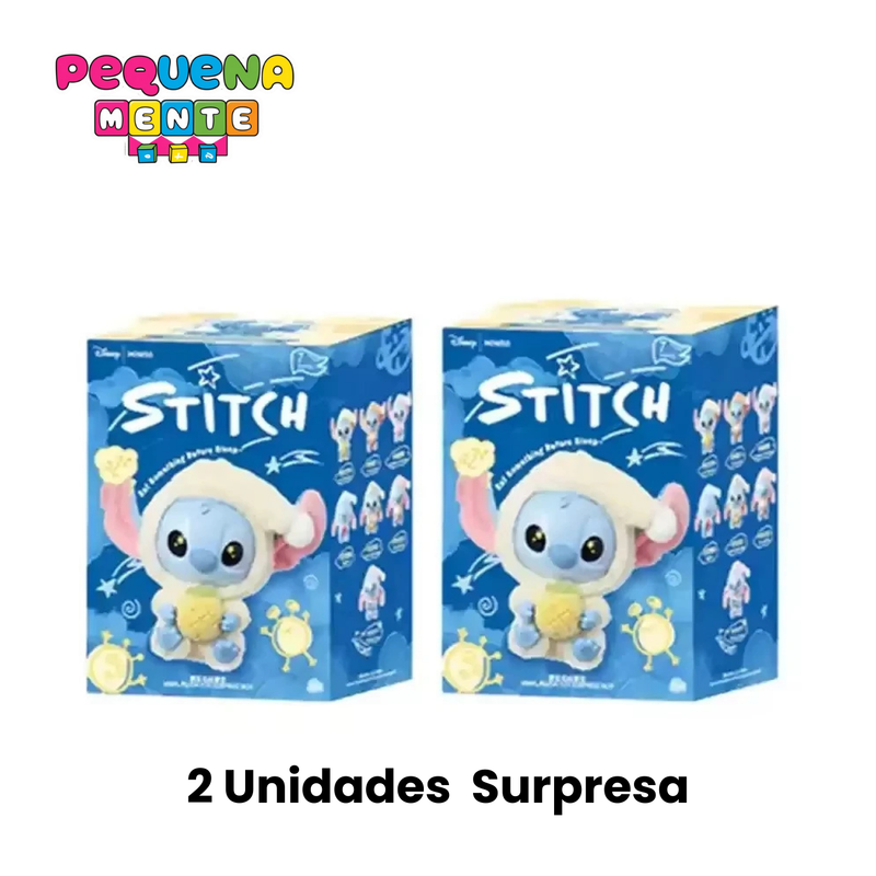 Stitch Disney Pop Mart Labubu - Pelúcia Chaveiro Colecionável