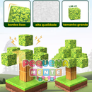 Blocos Magnéticos Minecraft - 100 Peças