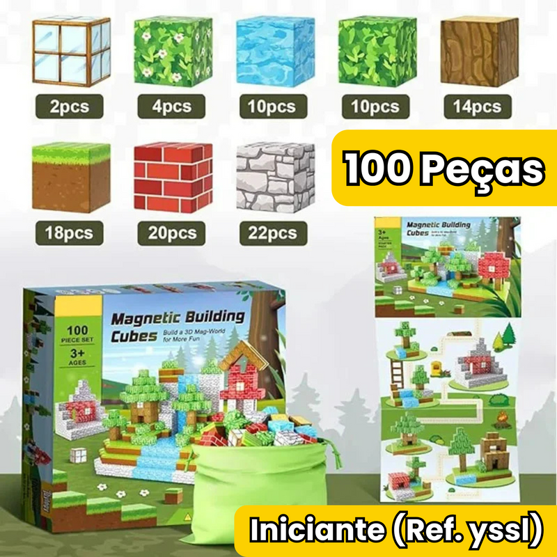 Blocos Magnéticos MineCraft - Vários Modelos