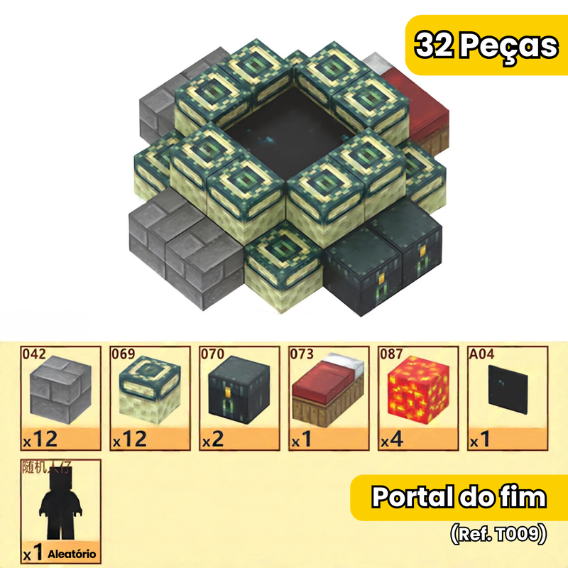Blocos Magnéticos MineCraft - Vários Modelos