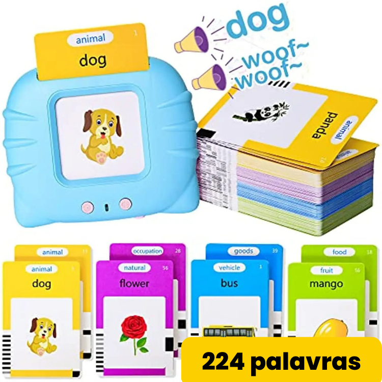 CardKids - Fale Inglês Kids | Brinquedo Educacional Aprender Inglês Infantil