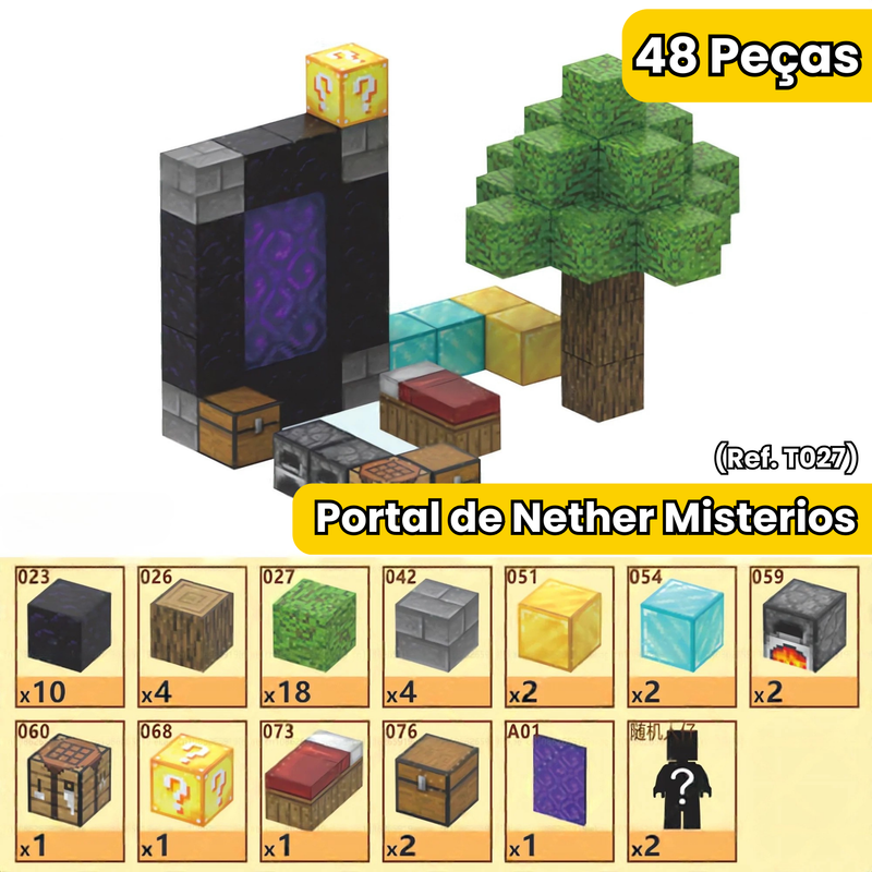 Blocos Magnéticos MineCraft - Vários Modelos