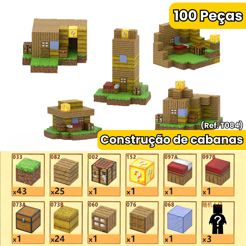 Blocos Magnéticos MineCraft - Vários Modelos