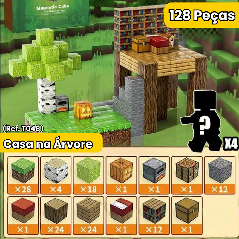 Blocos Magnéticos MineCraft - Vários Modelos