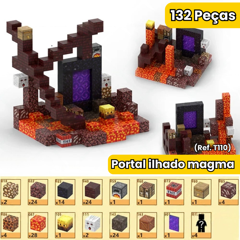 Blocos Magnéticos MineCraft - Vários Modelos