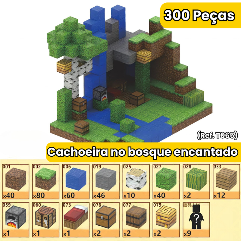 Blocos Magnéticos MineCraft - Vários Modelos