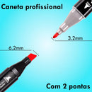 Canetas de Pintura com Duas Pontas – Art Marker Profissional