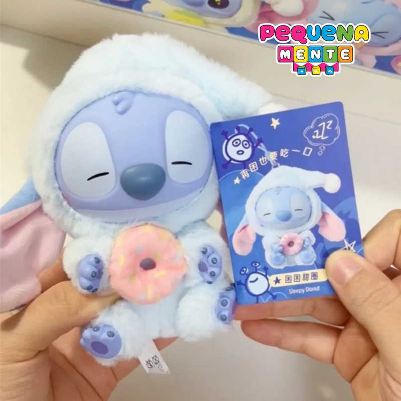 Stitch Disney Pop Mart Labubu - Pelúcia Chaveiro Colecionável