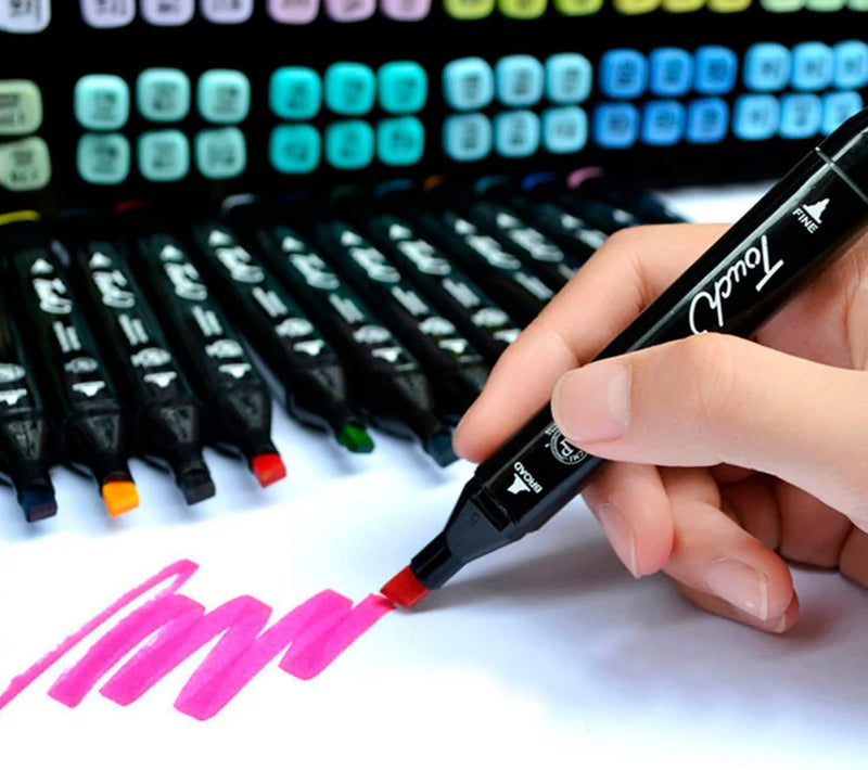 Canetas de Pintura com Duas Pontas – Art Marker Profissional