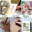 Canetas de Pintura com Duas Pontas – Art Marker Profissional