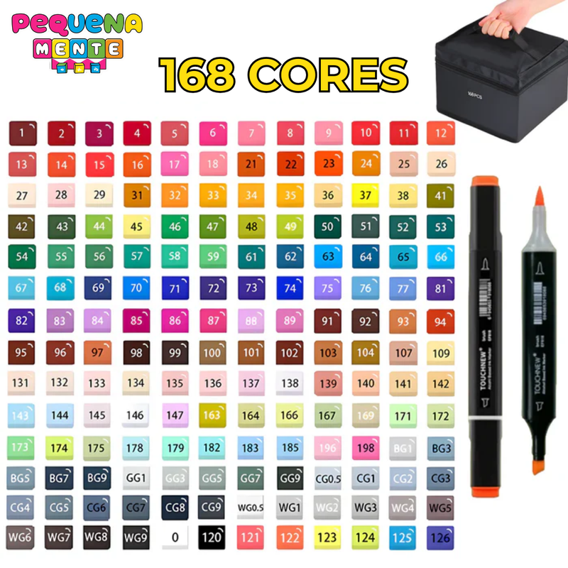 Canetas de Pintura com Duas Pontas – Art Marker Profissional
