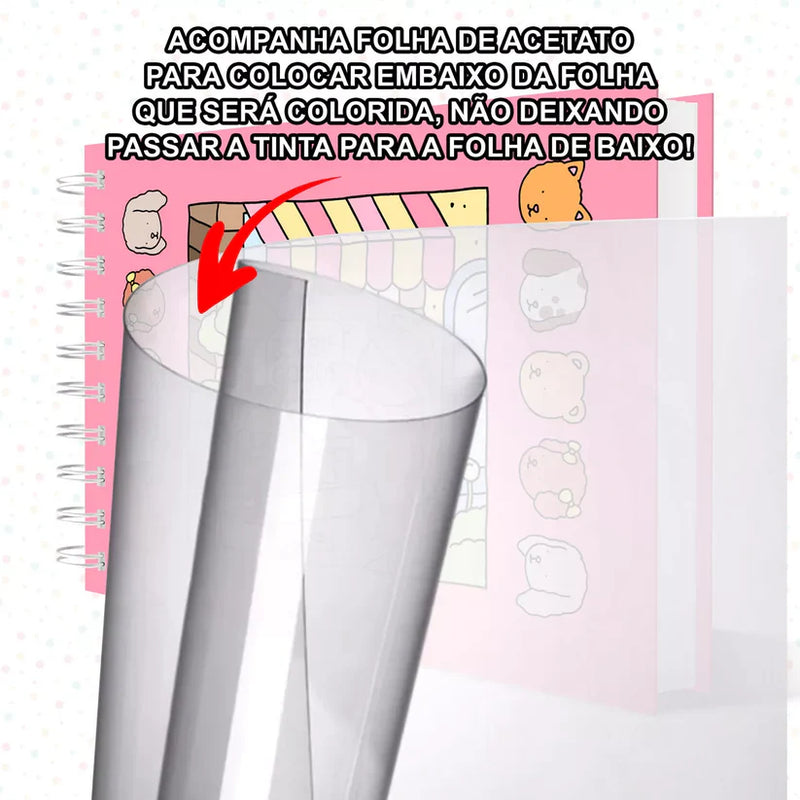 Livro de Colorir Bobbie Goods | Cute and Cozy | Capivara Colorir