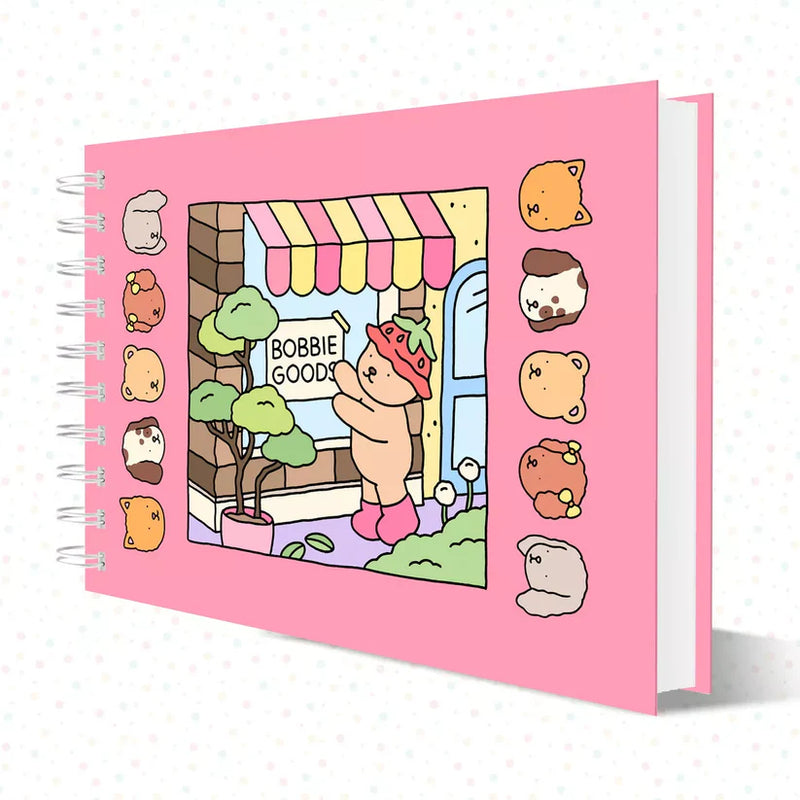 Livro de Colorir Bobbie Goods | Cute and Cozy | Capivara Colorir