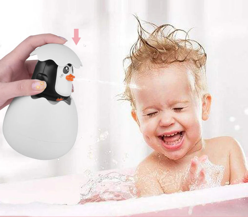 Brinquedo de Banho com Spray de Água –  Espirra na Banheira | Brinquedo Sensorial para Bebês