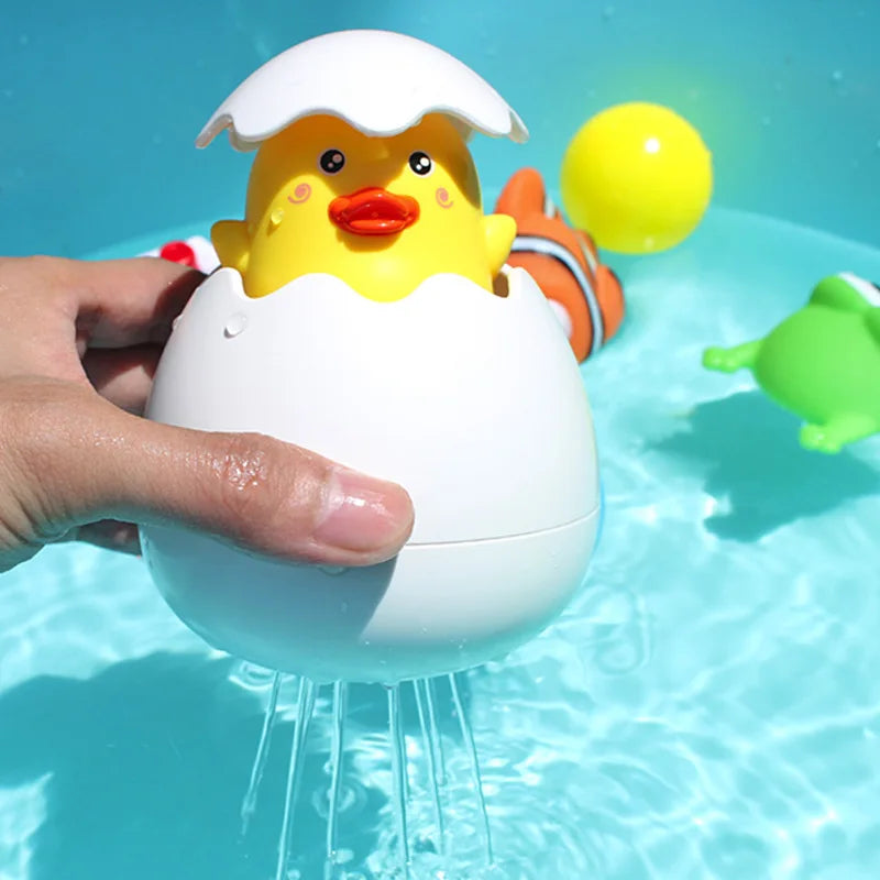 Brinquedo de Banho com Spray de Água –  Espirra na Banheira | Brinquedo Sensorial para Bebês