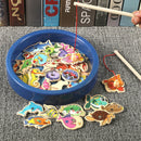 Jogo de Pesca Magnético Oceano – Brinquedo Educativo de Madeira para Crianças