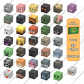 Blocos Magnéticos MineCraft - Vários Modelos