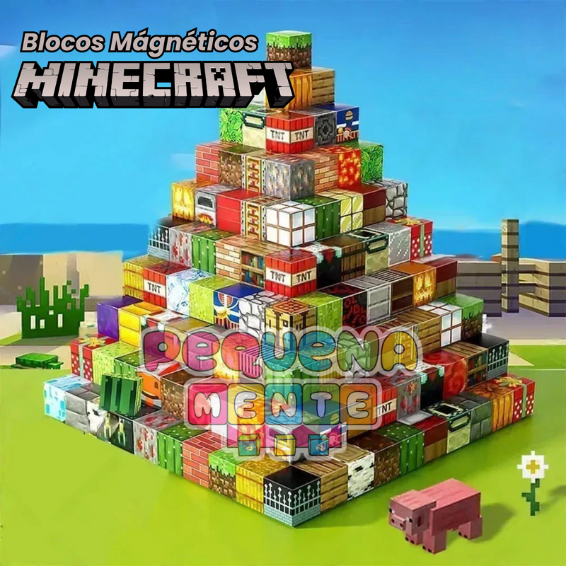 Blocos Magnéticos MineCraft - Vários Modelos