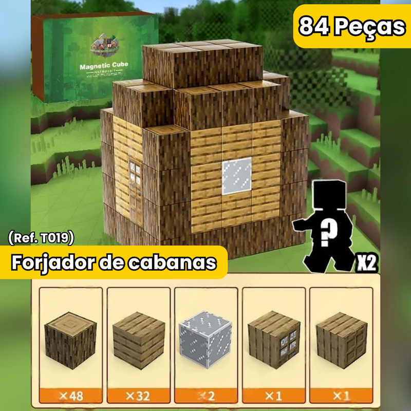 Blocos Magnéticos MineCraft - Vários Modelos