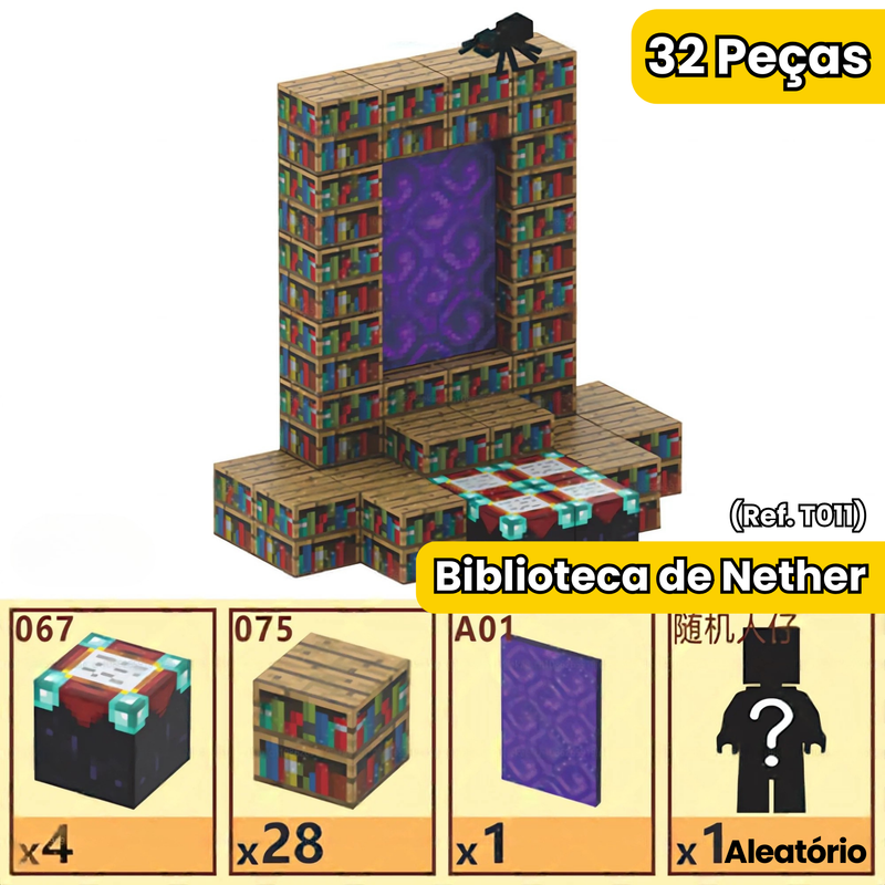 Blocos Magnéticos MineCraft - Vários Modelos