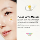 Creme hidratante facial Vitamina C em Cápsulas - Tecnologia Coreana