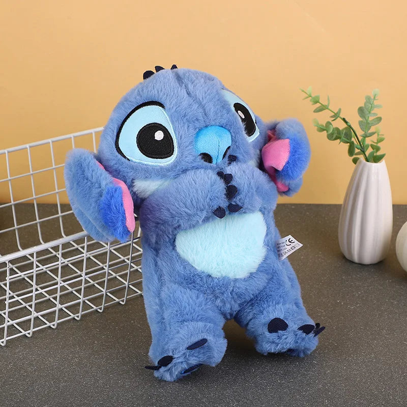 Pelúcia Stitch e Angel Soninho Mágico –  com Luz, Som, Respiração e Hipoalergênico.