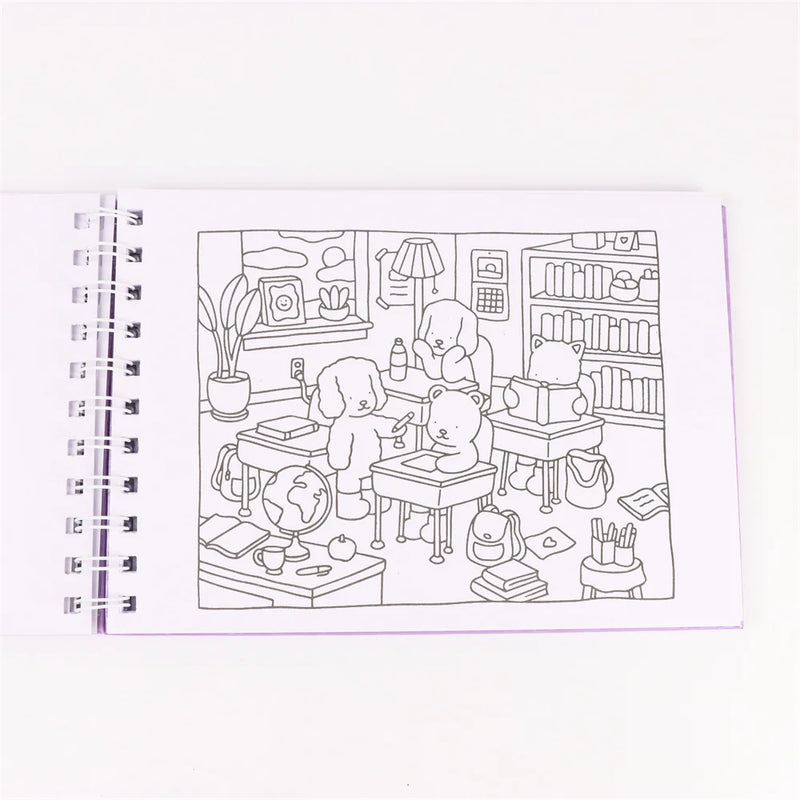 Livro de Colorir Bobbie Goods | Cute and Cozy | Capivara Colorir