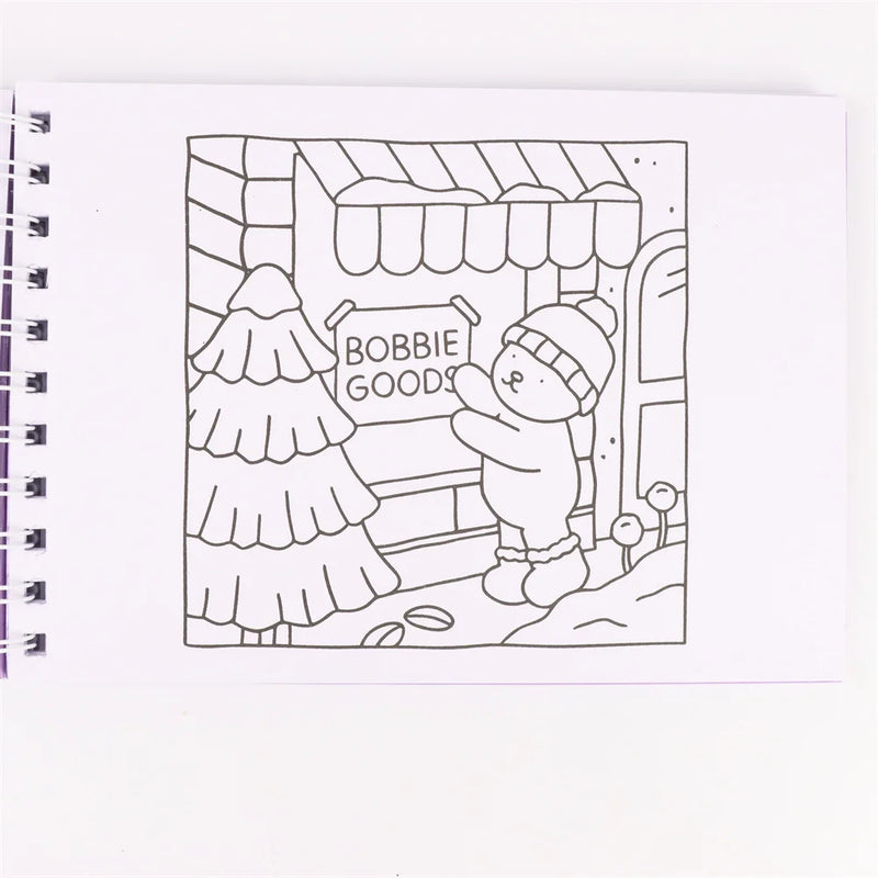 Livro de Colorir Bobbie Goods | Cute and Cozy | Capivara Colorir