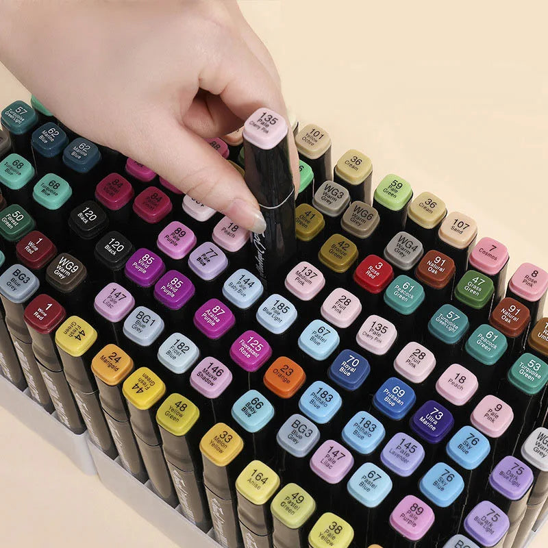Canetas de Pintura com Duas Pontas – Art Marker Profissional