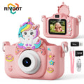 Câmera Digital Infantil com Dupla Lente, cartão 32GB – Fotos, Vídeos, Selfies e Jogos