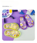 Chinelo Infantil com Luzes LED – Antiderrapante, Brilhante, Resistente