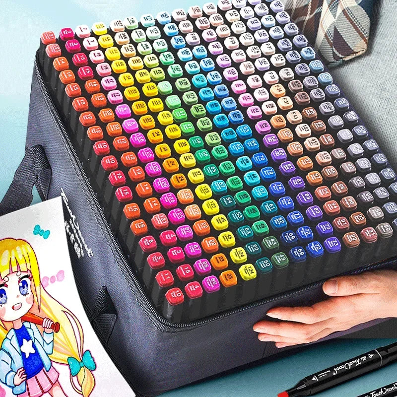 Canetas de Pintura com Duas Pontas – Art Marker Profissional
