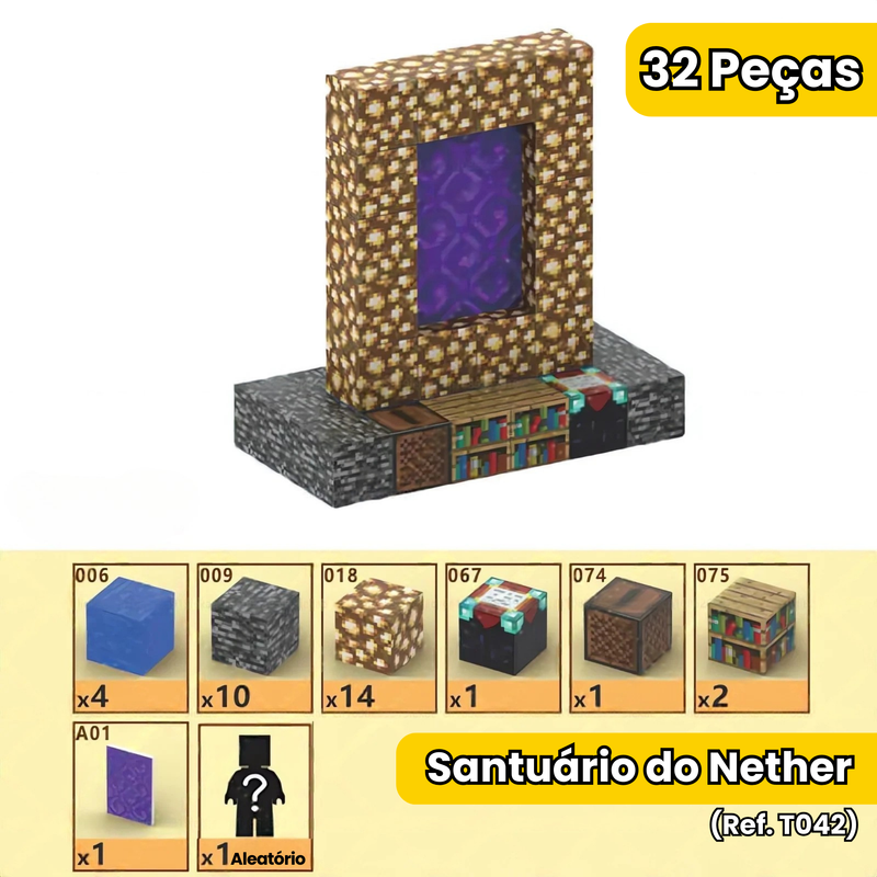 Blocos Magnéticos MineCraft - Vários Modelos