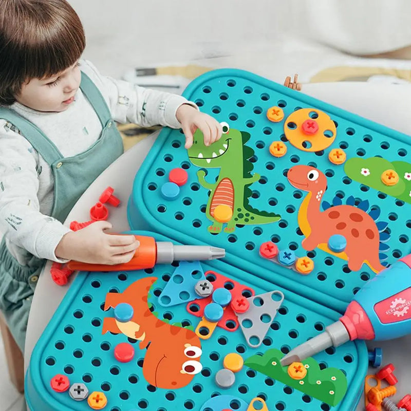 Caixa de Ferramentas Infantil Monta e Desmonta – Brinquedo Educativo com Parafusos e Formas