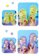 Chinelo Infantil com Luzes LED – Antiderrapante, Brilhante, Resistente
