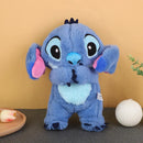 Pelúcia Stitch e Angel Soninho Mágico –  com Luz, Som, Respiração e Hipoalergênico.