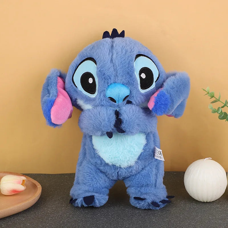 Pelúcia Stitch e Angel Soninho Mágico –  com Luz, Som, Respiração e Hipoalergênico.
