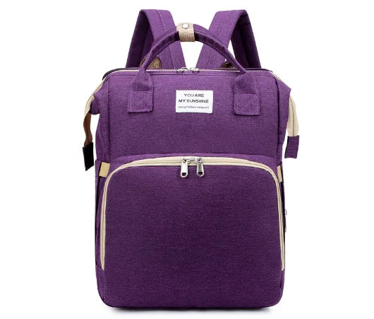 Mochila Maternidade com Berço, Trocador, USB e Térmica – Impermeável