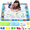 Tapete de Água Mágica com Canetas Reutilizáveis e Carimbos – Desenho Sem Bagunça