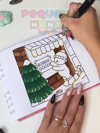 Livro de Colorir Bobbie Goods | Cute and Cozy | Capivara Colorir